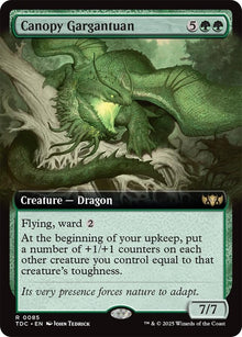Canopy Gargantuan (Extended Art) (85) (TDC)
