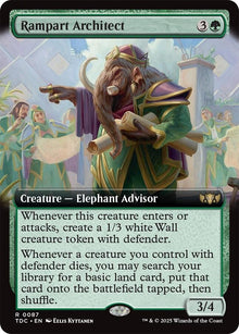 Image for Rampart Architect (Extended Art) (87) - Magic: The Gathering