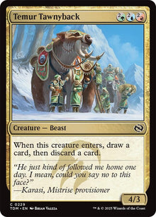 Image for Temur Tawnyback (229) (TDM) - Magic: The Gathering