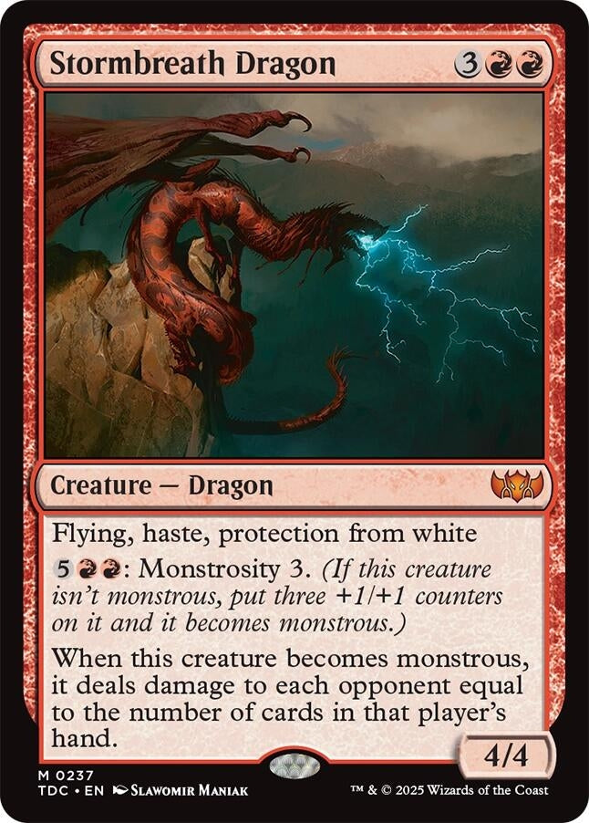 Image for Stormbreath Dragon (237) - Magic: The Gathering