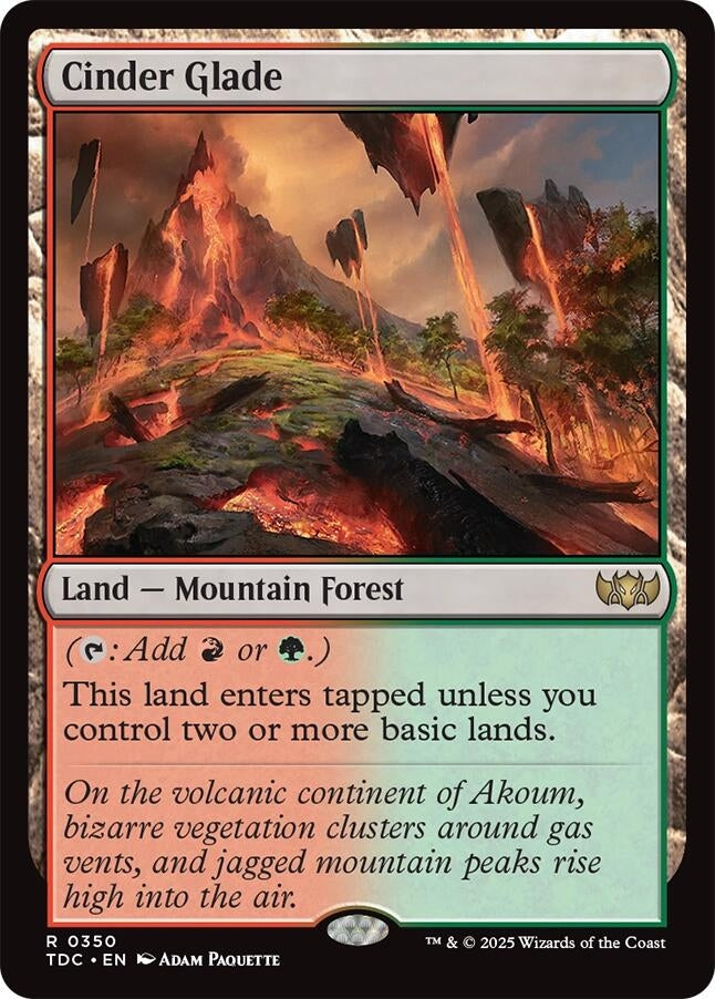 Image for Cinder Glade (350) - Magic: The Gathering