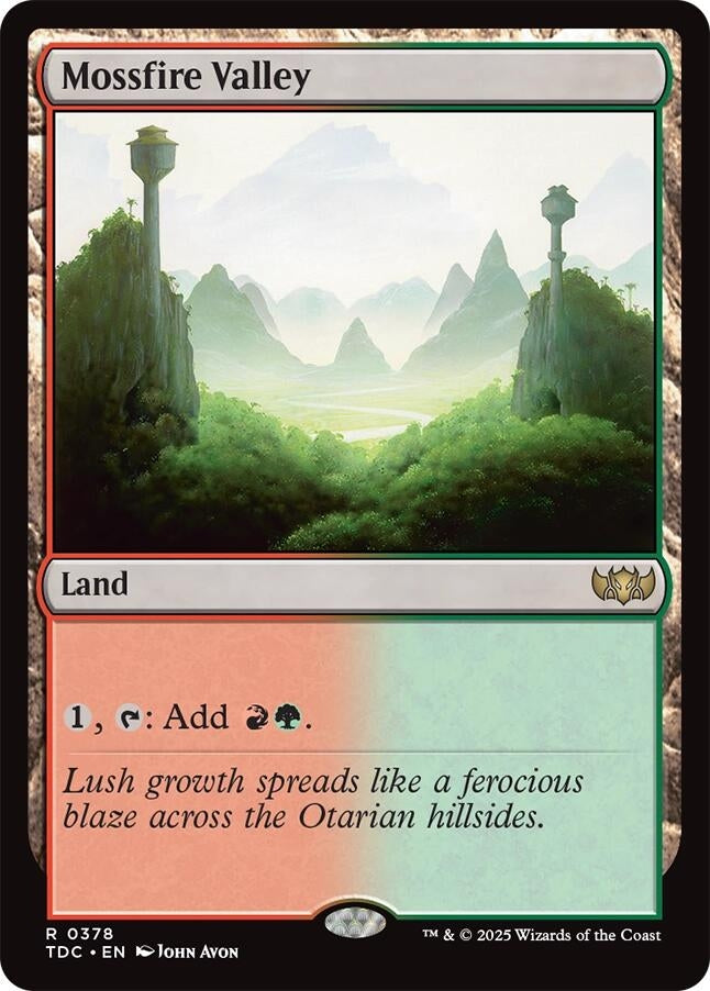 Image for Mossfire Valley (378) - Magic: The Gathering