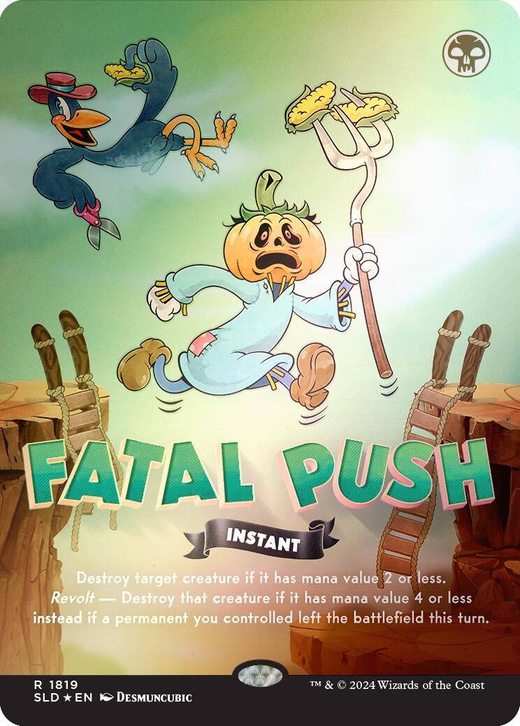 Image for Fatal Push (1819) (Rainbow Foil) (1819) (SLD) - Magic: The Gathering