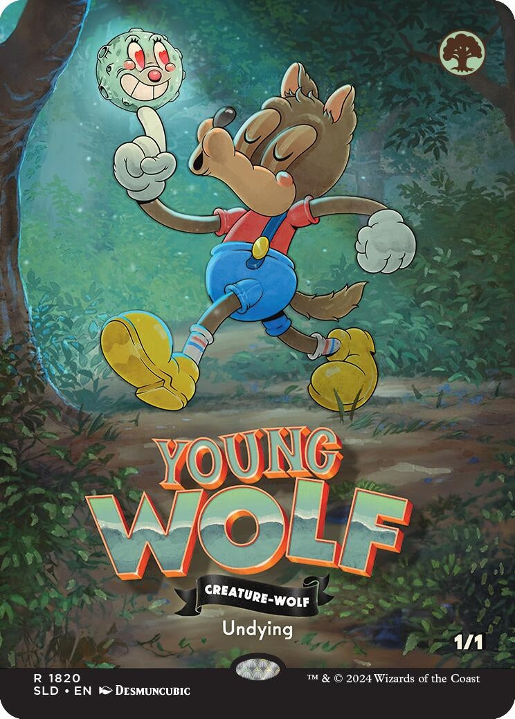 Image for Young Wolf (1820) (SLD) - Magic: The Gathering