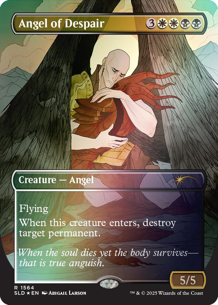 Image for Angel of Despair (Rainbow Foil) (1564) (SLD) - Magic: The Gathering
