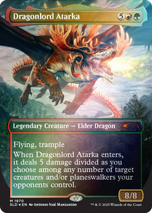 Image for Dragonlord Atarka (Rainbow Foil) (1970) (SLD) - Magic: The Gathering