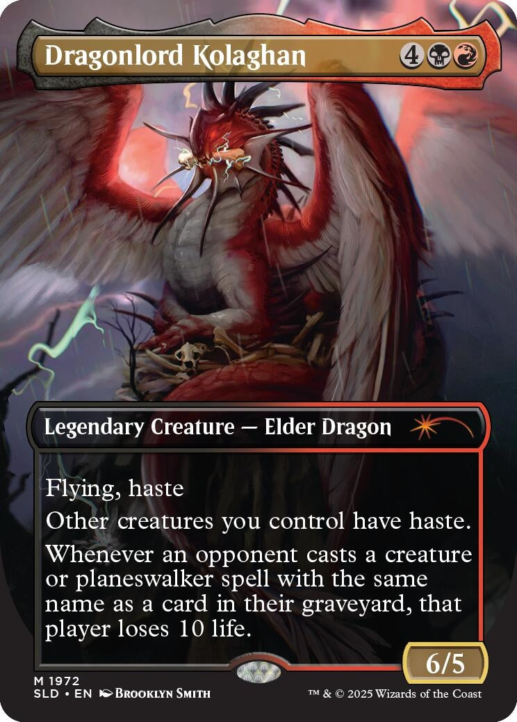 Image for Dragonlord Kolaghan (1972) (1972) (SLD) - Magic: The Gathering