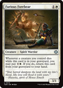 Image for Furious Forebear (13) (TDM) - Magic: The Gathering