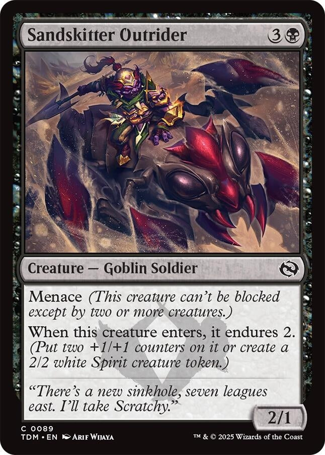 Image for Sandskitter Outrider (89) (TDM) - Magic: The Gathering