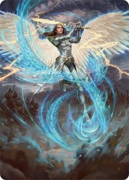 Image for Elspeth, Storm Slayer Art Card (49/54) (49) (AATDM) - Magic: The Gathering