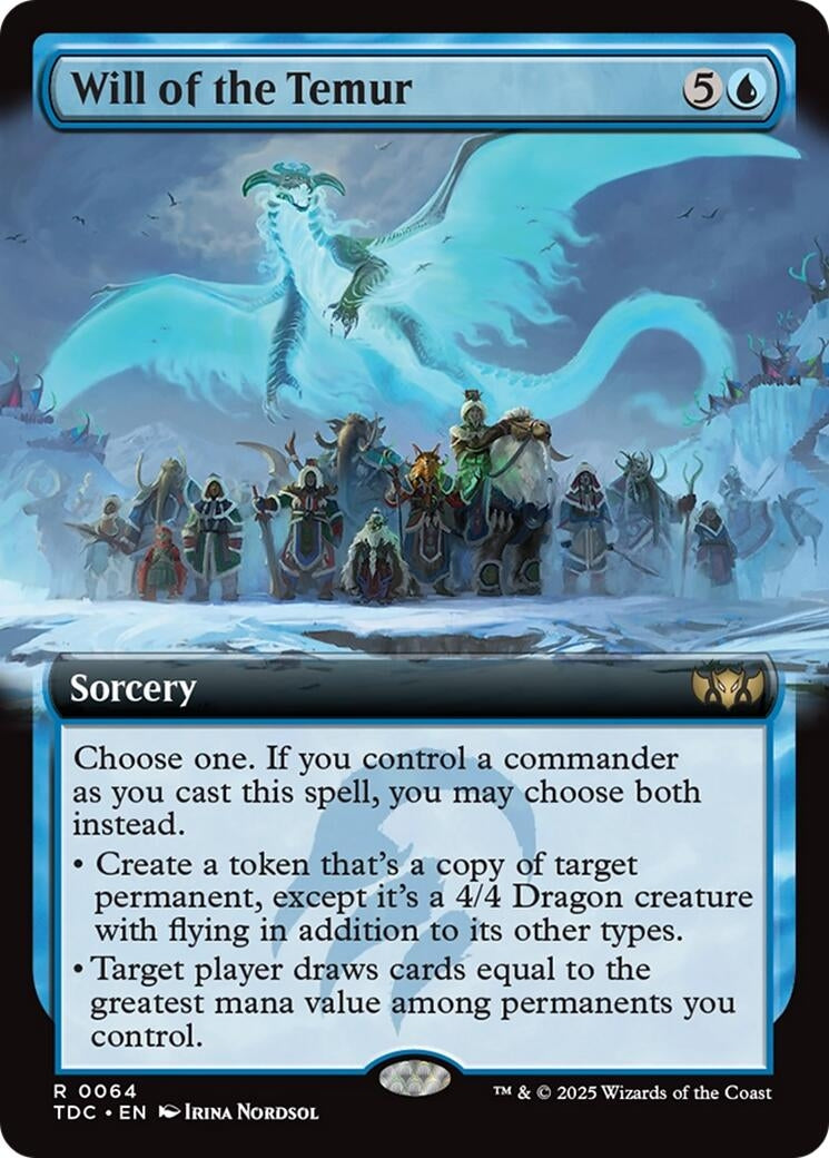 Will of the Temur (Extended Art) (64) (TDC)
