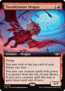 Thundermane Dragon (Extended Art) (78) (TDC)