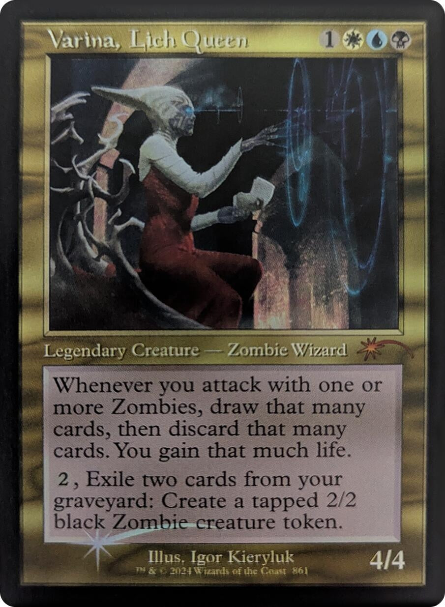 Image for Varina, Lich Queen (Retro Frame) (861) (SLD) - Magic: The Gathering