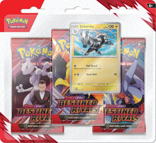 Image for Destined Rivals 3 Pack Blister [Zebstrika] - Pokemon
