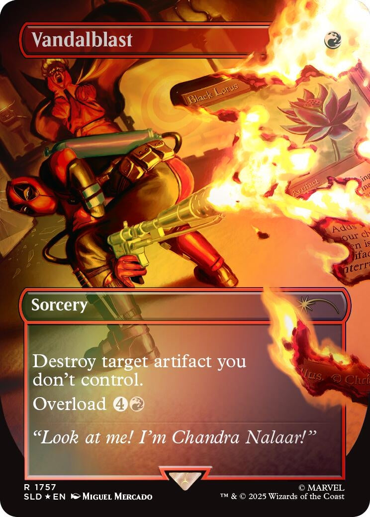Image for Vandalblast (1757) (Rainbow Foil) (1757) (SLD) - Magic: The Gathering