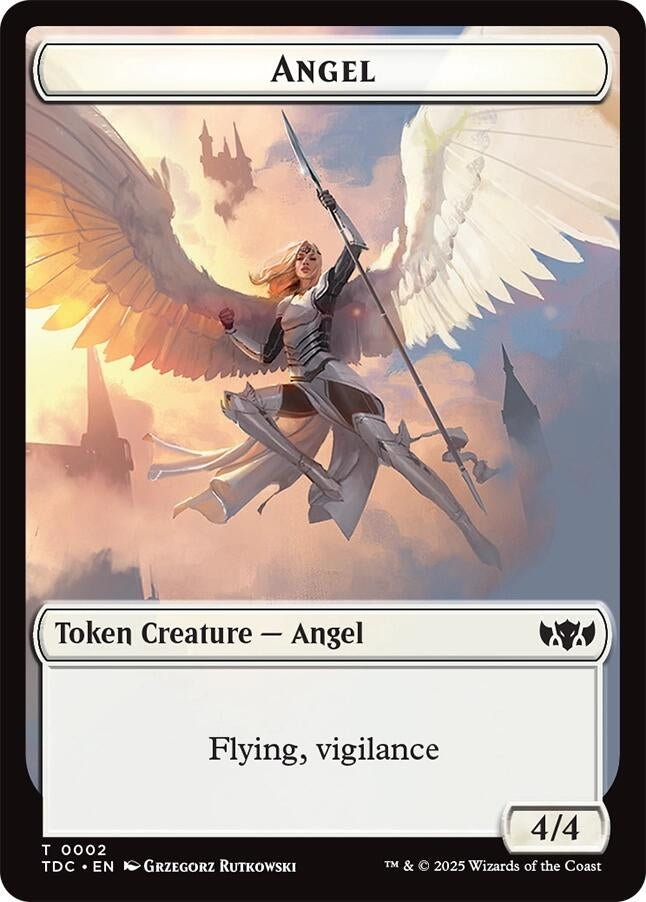 Image for Angel // Spirit  Double-Sided Token (2 // 6) - Magic: The Gathering