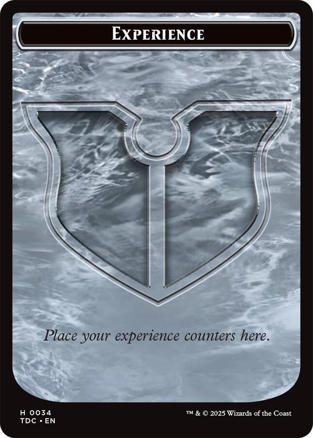 Image for Experience // Treasure Double-Sided Token (34 // 16) - Magic: The Gathering