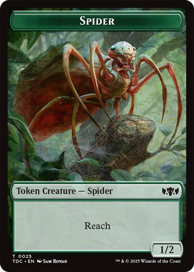 Image for Spider // Bird Double-Sided Token (25 // 2) - Magic: The Gathering