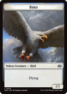 Image for Bird // Monk Double-Sided Token (2 // 3) (TDM) - Magic: The Gathering