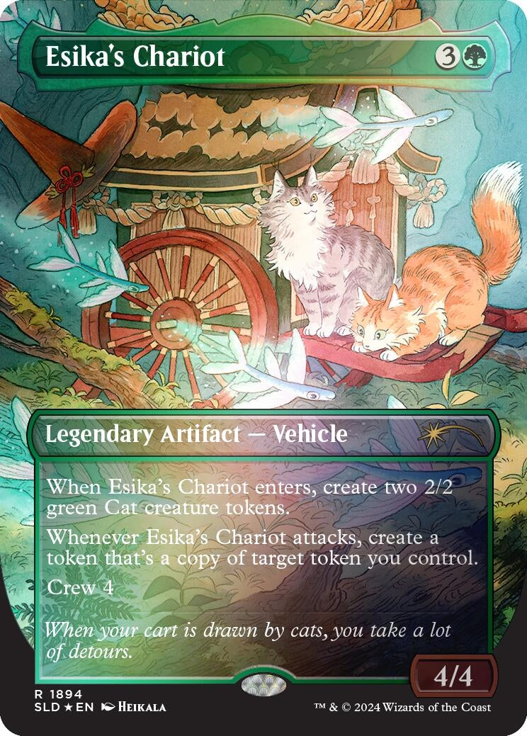 Image for Esika's Chariot (Rainbow Foil) (1894) (SLD) - Magic: The Gathering