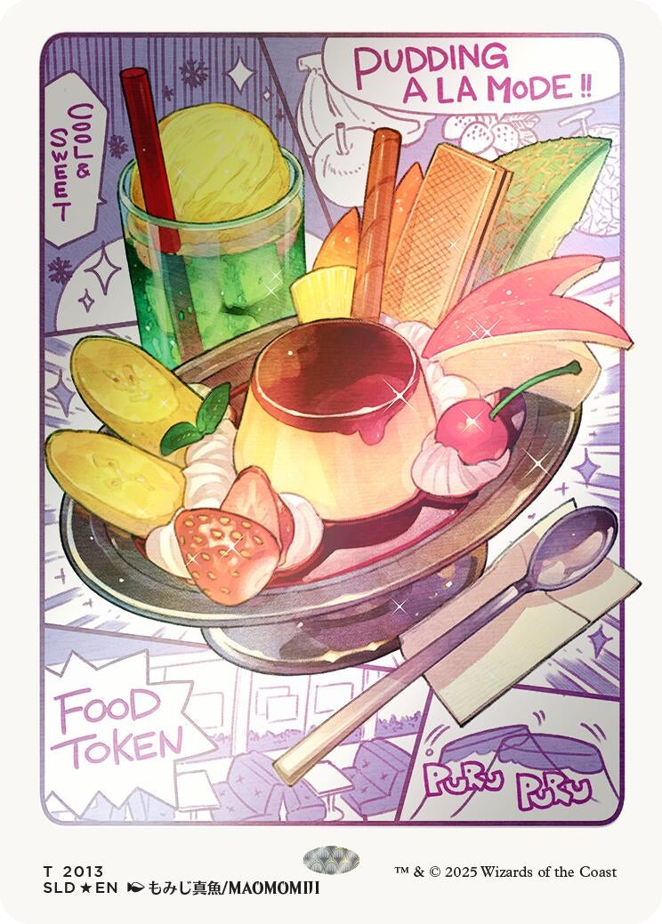 Image for Food Token (2013) (Rainbow Foil) (2013) (SLD) - Magic: The Gathering