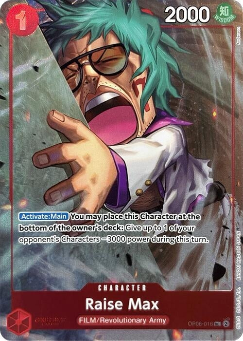 Raise Max (Premium Card Collection -Best Selection Vol. 3-) (OP06-016) (OP-PR)