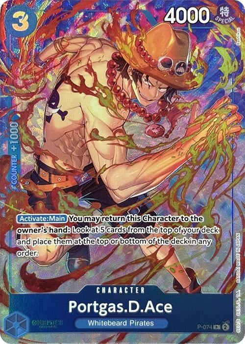 Portgas.D.Ace (Premium Card Collection -Best Selection Vol. 3-) (P-074) (OP-PR)
