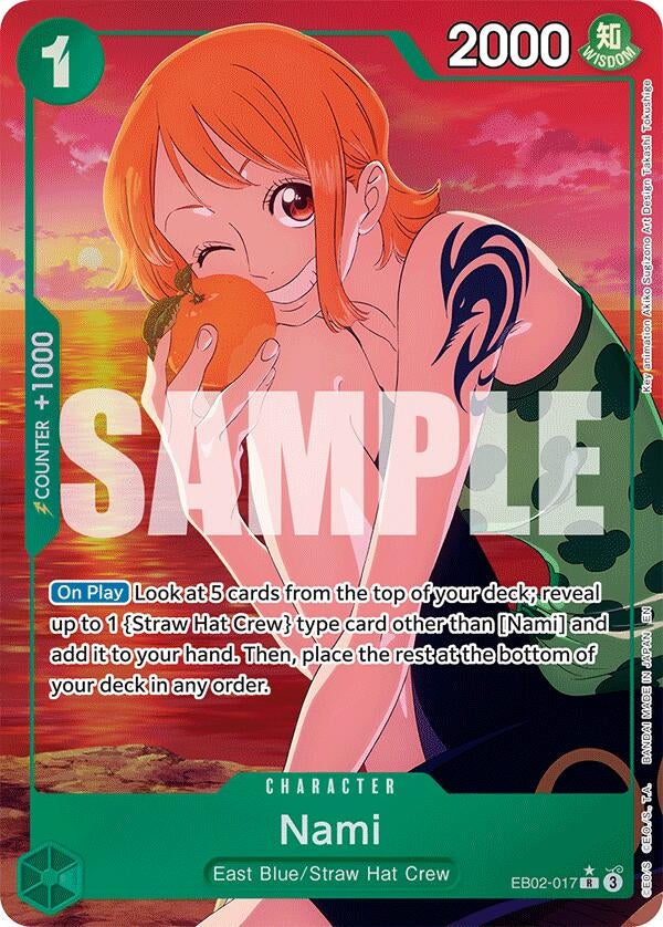 Image for Nami (Alternate Art) (EB02-017) (EB-02) - One Piece Card Game