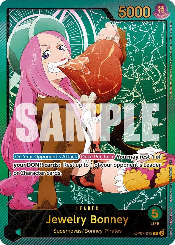 Image for Jewelry Bonney (SPR) (OP07-019) (EB-02) - One Piece Card Game