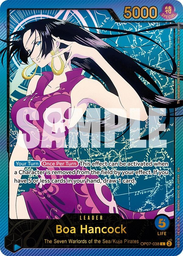 Image for Boa Hancock (SPR) (OP07-038) (EB-02) - One Piece Card Game