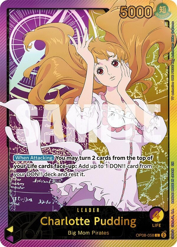 Image for Charlotte Pudding (SPR) (OP08-058) (EB-02) - One Piece Card Game
