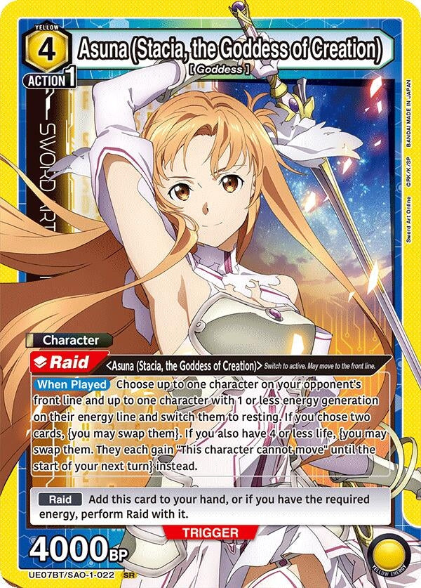 Asuna (Stacia, the Goddess of Creation) (022) (UE07BT/SAO-1-022) (UE07BT)