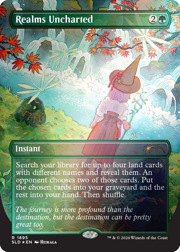 Image for Realms Uncharted (Rainbow Foil) (1895) (SLD) - Magic: The Gathering