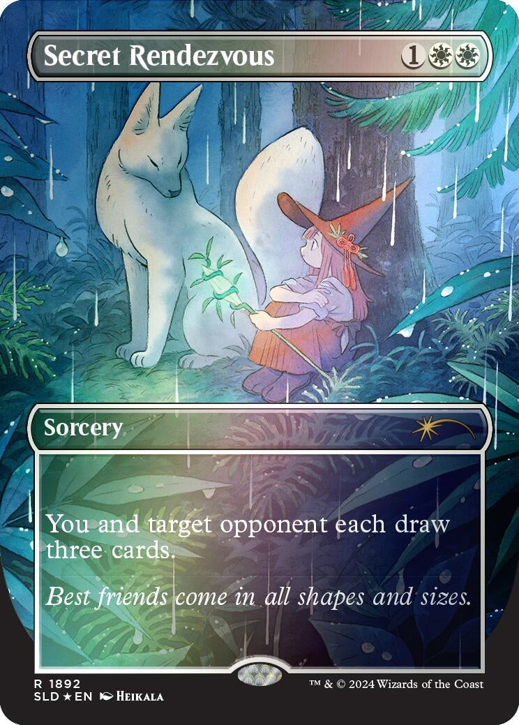 Image for Secret Rendezvous (Rainbow Foil) (1892) (SLD) - Magic: The Gathering