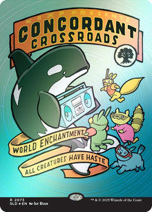 Image for Concordant Crossroads (2073) (Rainbow Foil) (2073) (SLD) - Magic: The Gathering