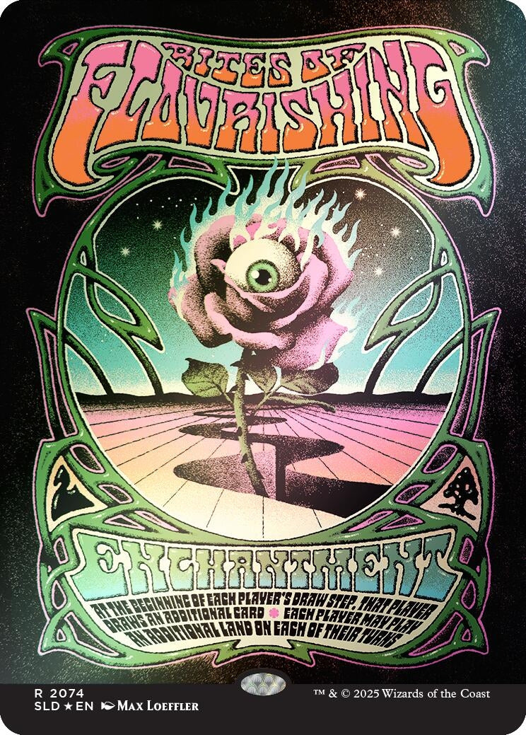 Image for Rites of Flourishing (2074) (Rainbow Foil) (2074) (SLD) - Magic: The Gathering