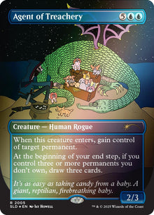 Image for Agent of Treachery (Rainbow Foil) (2005) (SLD) - Magic: The Gathering