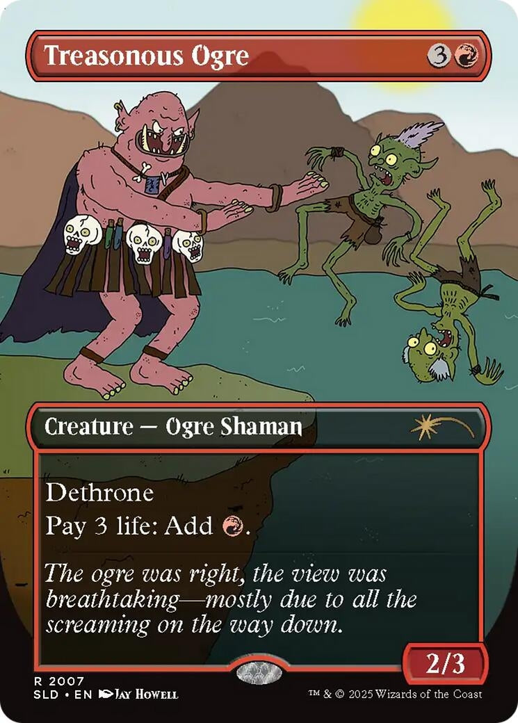 Image for Treasonous Ogre (2007) (SLD) - Magic: The Gathering