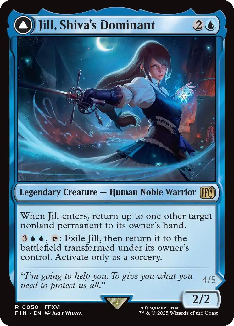 Image for Jill, Shiva's Dominant (58) (FIN) - Magic: The Gathering