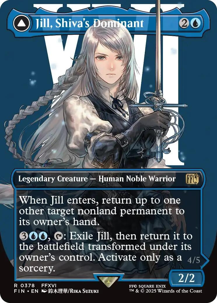 Image for Jill, Shiva's Dominant (Borderless) (378) (FIN) - Magic: The Gathering
