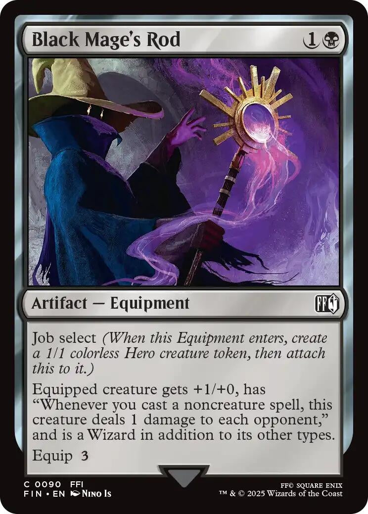 Image for Black Mage's Rod (90) (FIN) - Magic: The Gathering