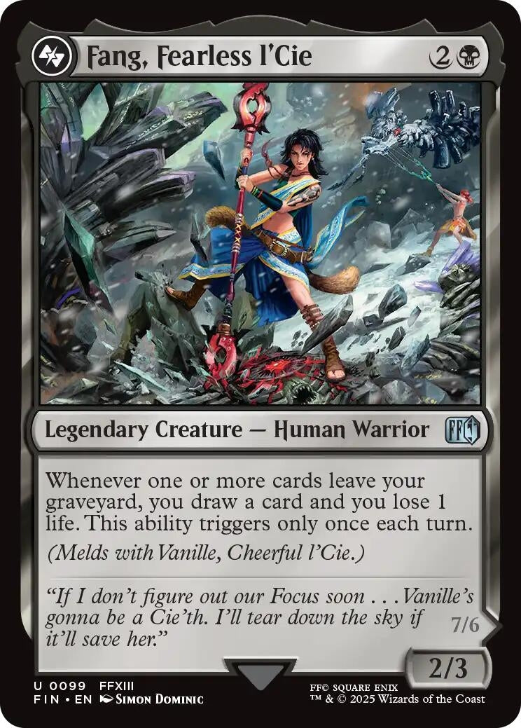 Image for Fang, Fearless l'Cie (99) (FIN) - Magic: The Gathering
