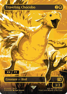 Image for Traveling Chocobo (Borderless) (Serial Numbered) (511f) (FIN) - Magic: The Gathering