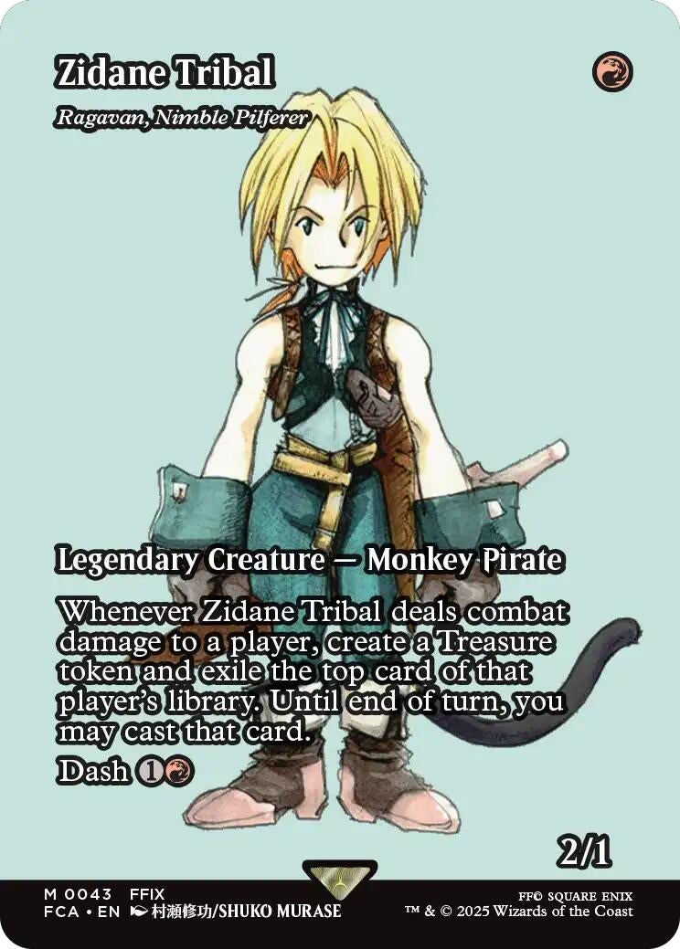 Zidane Tribal - Ragavan, Nimble Pilferer (Showcase) (43) (FCA)