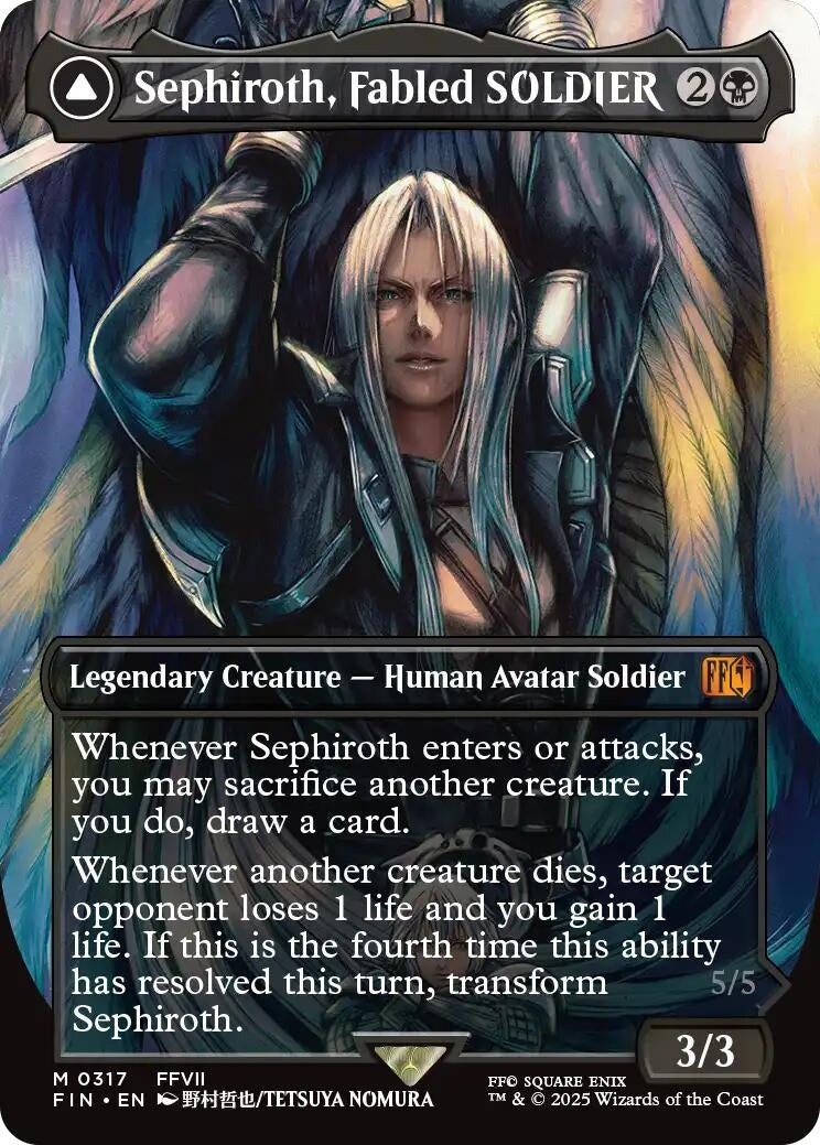 Sephiroth, Fabled SOLDIER (Borderless) (0317) (317) (FIN)