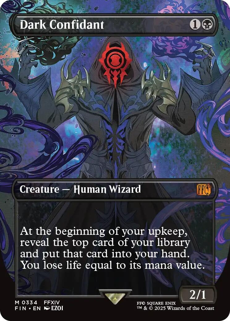 Image for Dark Confidant (Borderless) (334) (FIN) - Magic: The Gathering