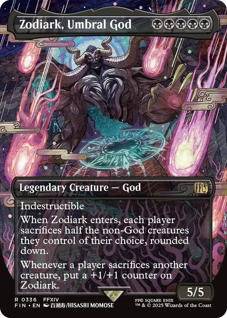 Image for Zodiark, Umbral God (Borderless) (336) (FIN) - Magic: The Gathering