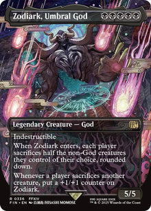 Image for Zodiark, Umbral God (Borderless) (336) (FIN) - Magic: The Gathering