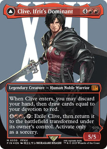 Clive, Ifrit's Dominant (Borderless) (Surge Foil) (0530) (530) (FIN)