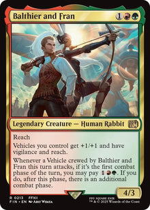 Image for Balthier and Fran (213) (FIN) - Magic: The Gathering